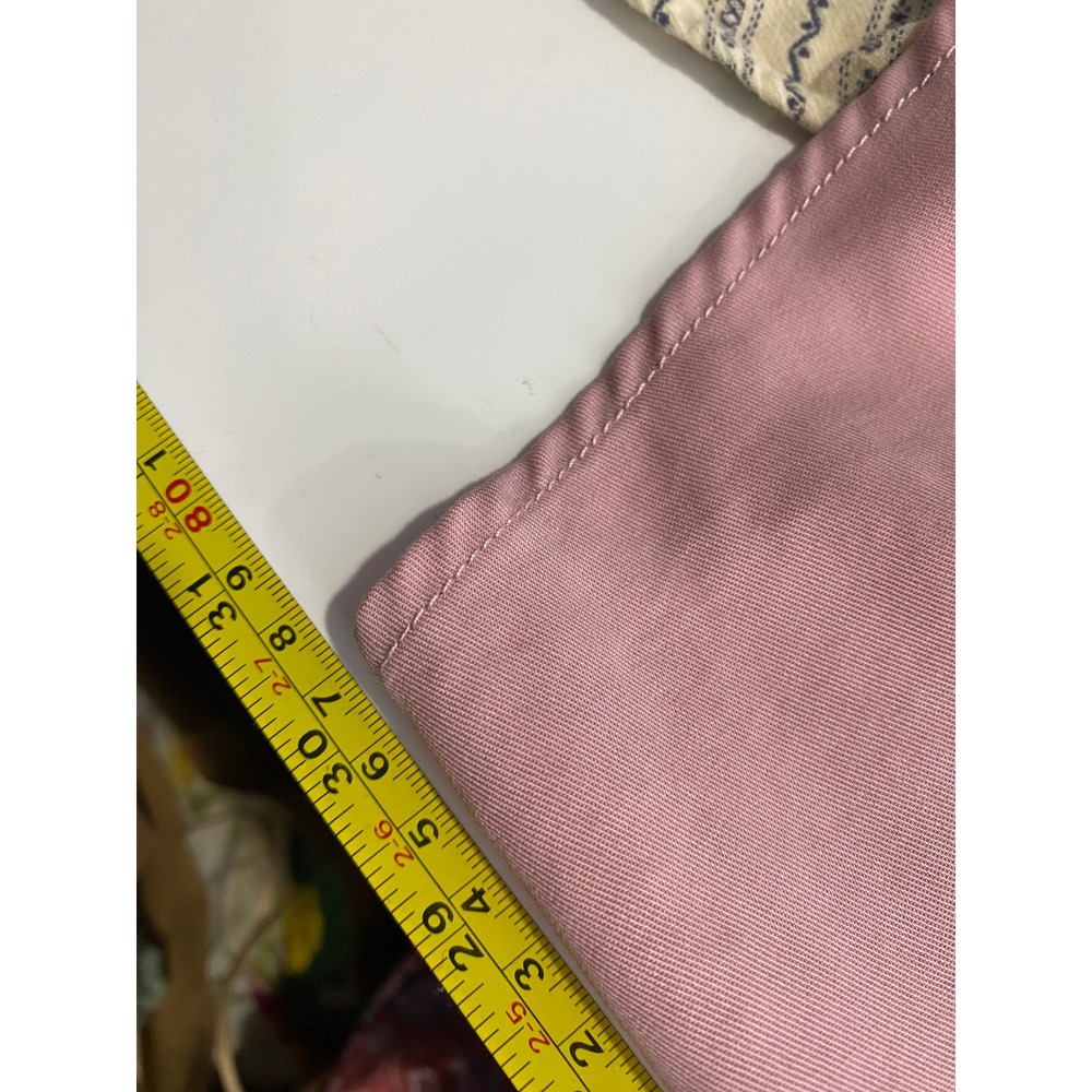 Soft Surroundings Blush Pink Tencel Asymmetrical Button Tunic Top‎ Women's M - Picture 9 of 13